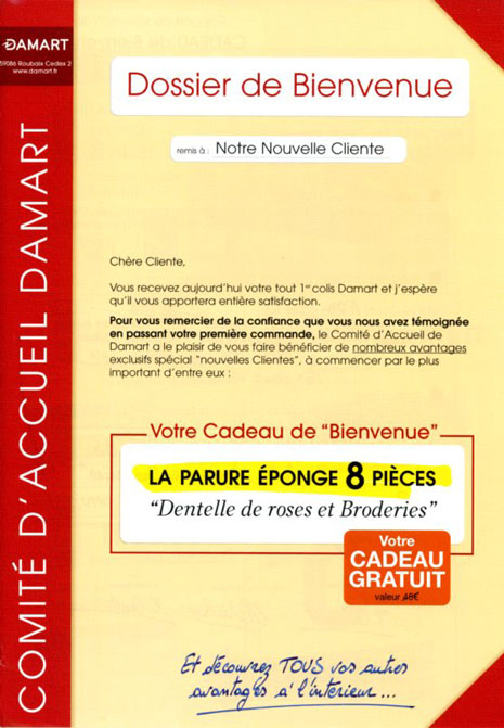 modele lettre envoi cheque cadeau